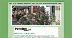 Desktop Screenshot of pension-simone.de