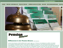Tablet Screenshot of pension-simone.de
